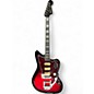 Used Fender jazzmaster gold foil red Solid Body Electric Guitar thumbnail