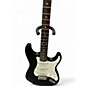 Used Squier Standard Stratocaster Black Solid Body Electric Guitar