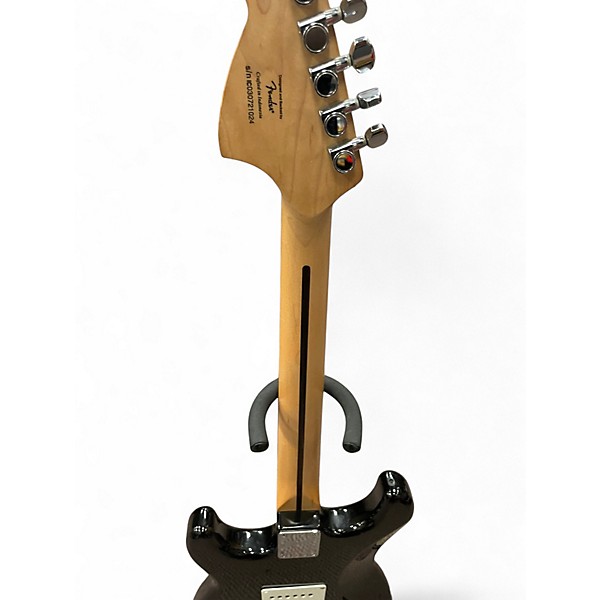 Used Squier Standard Stratocaster Black Solid Body Electric Guitar