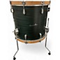 Used Franklin 3 Piece MAHOGANY TRANSPARENT EMERALD Drum Kit