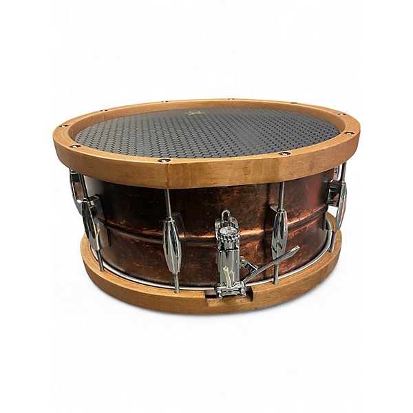 Used Franklin 14X6.5 COPPER FIELD PATINA Drum