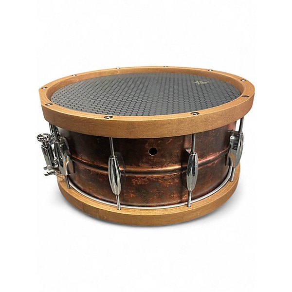 Used Franklin 14X6.5 COPPER FIELD PATINA Drum