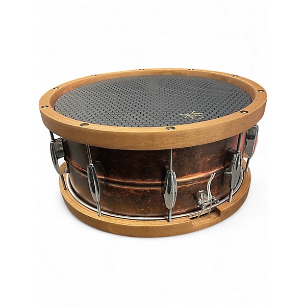 Used Franklin 14X6.5 COPPER FIELD PATINA Drum