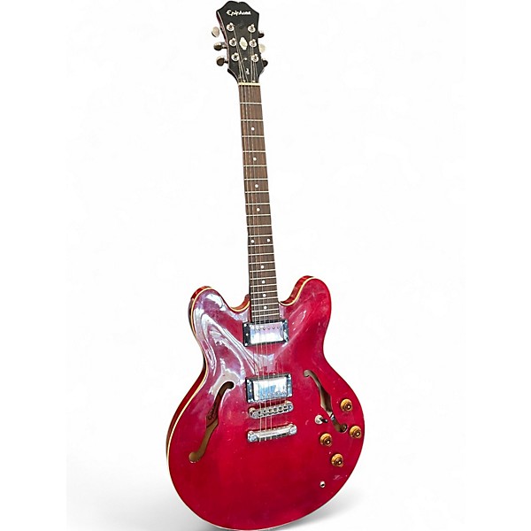 Used Epiphone Dot Cherry Hollow Body Electric Guitar