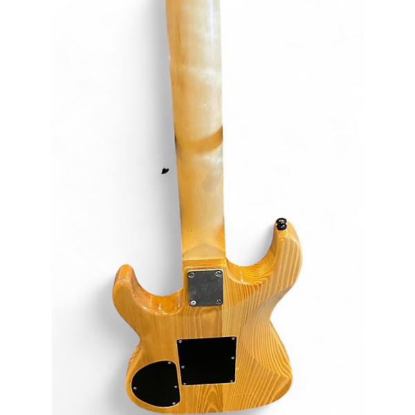 Used Douglas 7 String burl top Natural Solid Body Electric Guitar