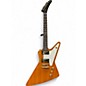 Used Epiphone Korina Explorer Trans Orange Electric Bass Guitar thumbnail