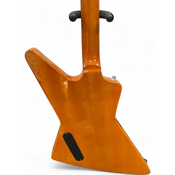 Used Epiphone Korina Explorer Trans Orange Electric Bass Guitar