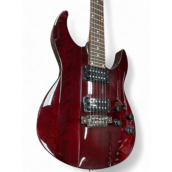 Used Line 6 JTV89F James Tyler Variax BLOOD RED Solid Body Electric Guitar