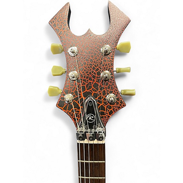 Used B.C. Rich Warlock Red Crackle Solid Body Electric Guitar