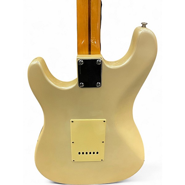 Used Memphis STRAT COPY Cream Solid Body Electric Guitar