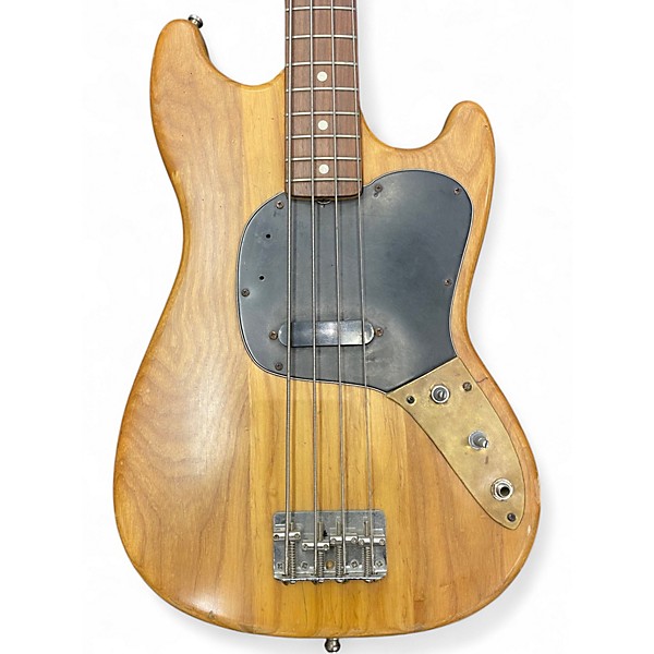 Vintage 1978 Fender MUSICMASTER Natural Electric Bass Guitar