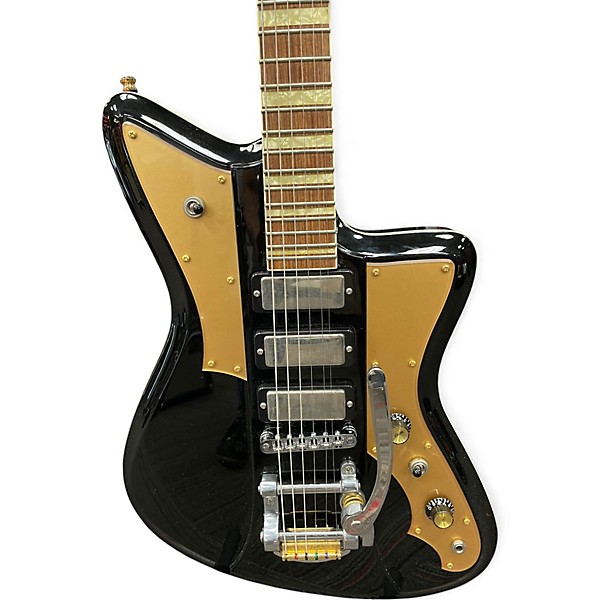 Used Rivolta MONDATA XVIII Black Solid Body Electric Guitar