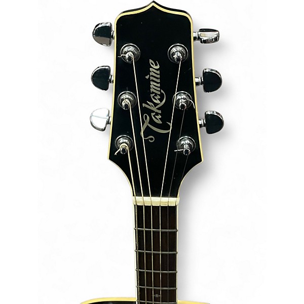Used Takamine F341 Black Acoustic Guitar