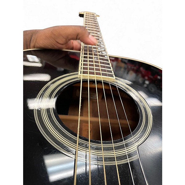 Used Takamine F341 Black Acoustic Guitar