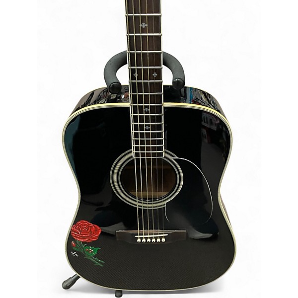 Used Takamine F341 Black Acoustic Guitar