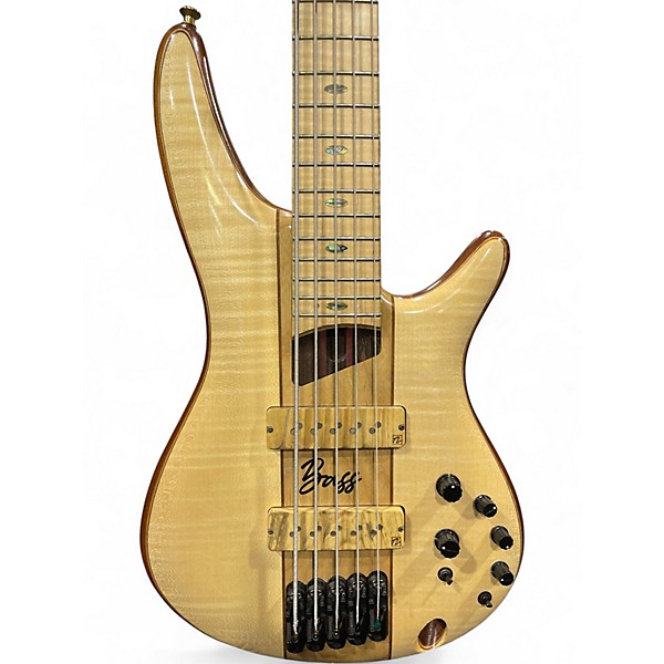 Used Ibanez SR5FMDX2 Natural Electric Bass Guitar