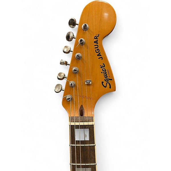 Used 2019 Squier CLASSIC VIBE 70S JAGUAR Sunburst Solid Body Electric Guitar