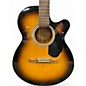 Used Fender FA135CE Concert 2 Tone Sunburst Acoustic Electric Guitar