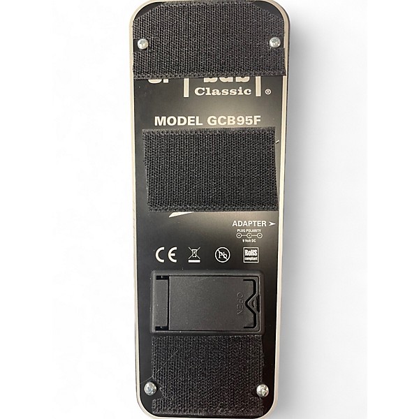Used Dunlop GCB95F Crybaby Classic Wah With Fasel Inductor Effect Pedal