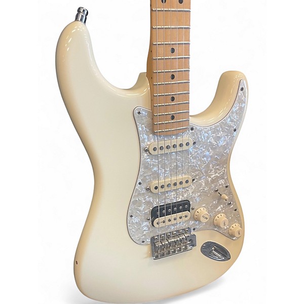 Used Fender GC USA Pro Stratocaster HSS Olympic White Solid Body Electric Guitar