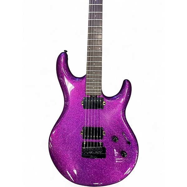 Used Sterling by Music Man Luke LK100 Purple Sparkle Solid Body Electric Guitar