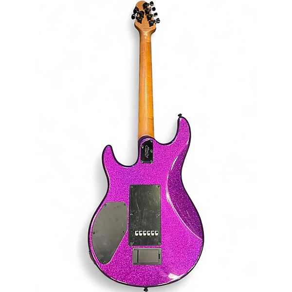 Used Sterling by Music Man Luke LK100 Purple Sparkle Solid Body Electric Guitar