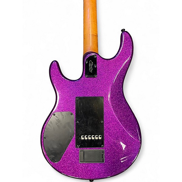 Used Sterling by Music Man Luke LK100 Purple Sparkle Solid Body Electric Guitar