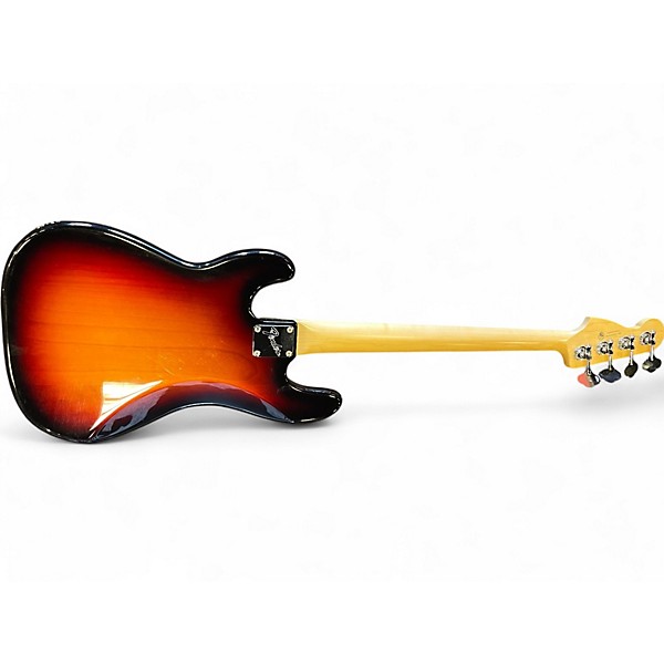 Used Fender American Performer Precision Bass 3 Color Sunburst Electric Bass Guitar