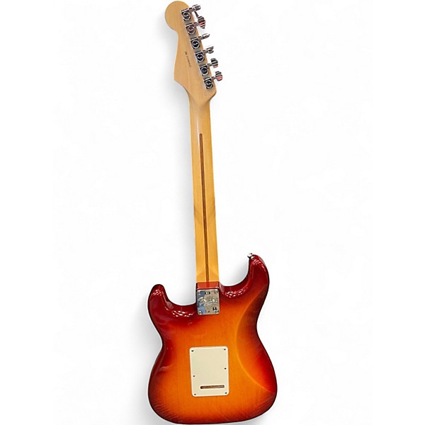 Used 2009 Fender American Standard Stratocaster HSS Sienna Sunburst Solid Body Electric Guitar