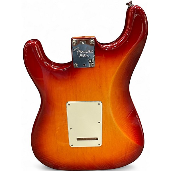 Used 2009 Fender American Standard Stratocaster HSS Sienna Sunburst Solid Body Electric Guitar