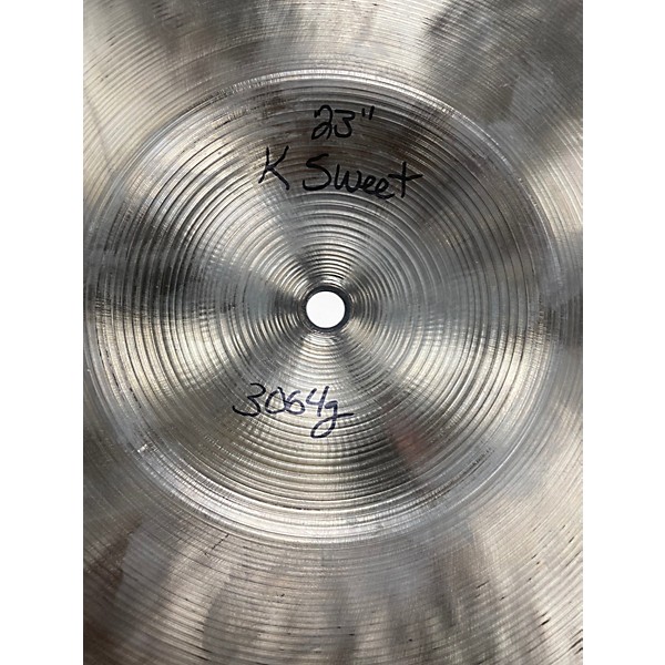 Used Zildjian 23in K Sweet Ride Cymbal