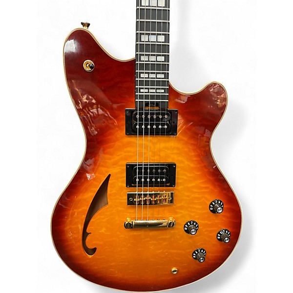 Used EVH sa-126 2 Color Sunburst Hollow Body Electric Guitar