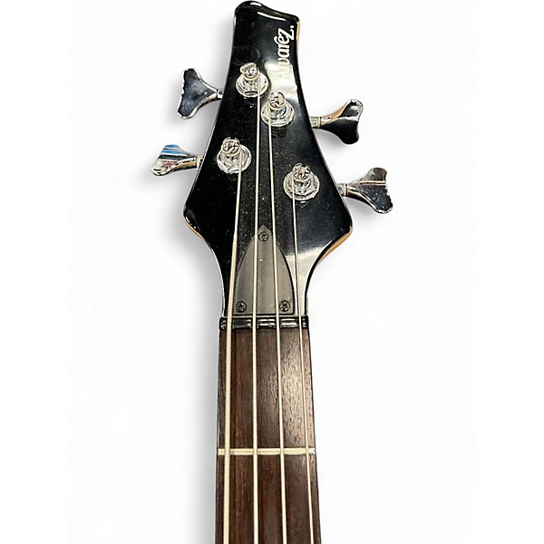 Used Alvarez AE800 Trans Black Electric Bass Guitar