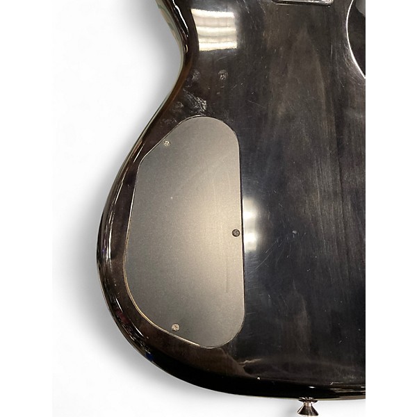Used Alvarez AE800 Trans Black Electric Bass Guitar