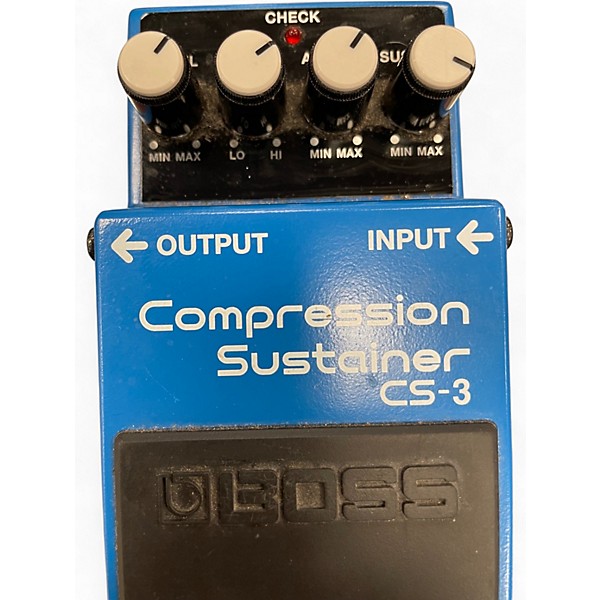 Used BOSS CS3 Compressor Sustainer Effect Pedal