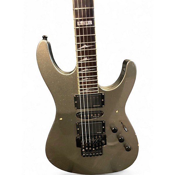 Used 2006 ESP LTD M-251 Metallic Gray Solid Body Electric Guitar