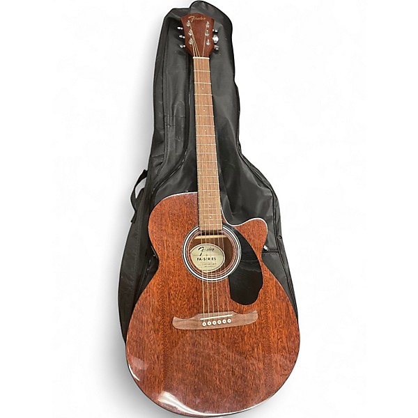 Used Fender FA135CE Concert Natural Acoustic Electric Guitar