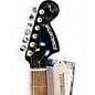 Used Starcaster by Fender Stratocaster Black Solid Body Electric Guitar