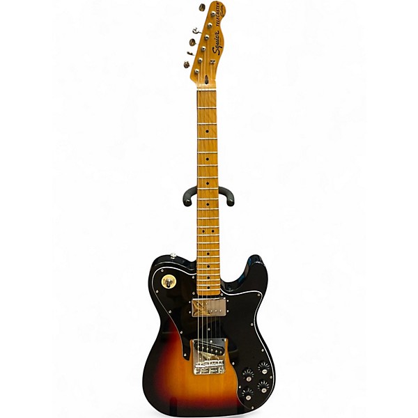 Used 2021 Squier Classic Vibe Telecaster Custom 3 Color Sunburst Solid Body Electric Guitar