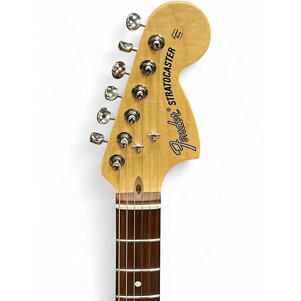 Used Fender American Performer Stratocaster SSS Olympic White Solid Body Electric Guitar
