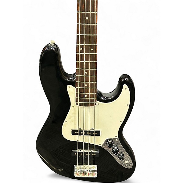 Used Squier Affinity Jazz Bass Black Electric Bass Guitar
