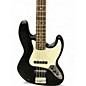 Used Squier Affinity Jazz Bass Black Electric Bass Guitar