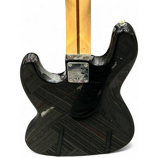 Used Squier Affinity Jazz Bass Black Electric Bass Guitar