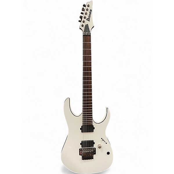 Used Ibanez RGIR20E Iron Label White Solid Body Electric Guitar