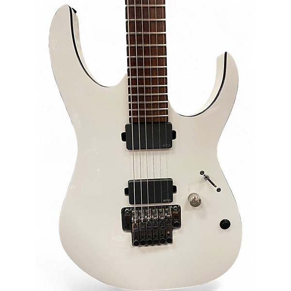 Used Ibanez RGIR20E Iron Label White Solid Body Electric Guitar