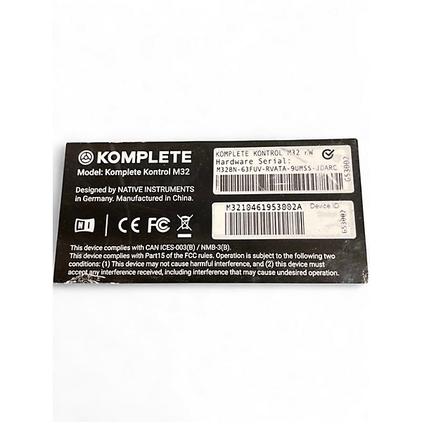 Used Native Instruments KOMPLETE KONTROL M32 MIDI Controller