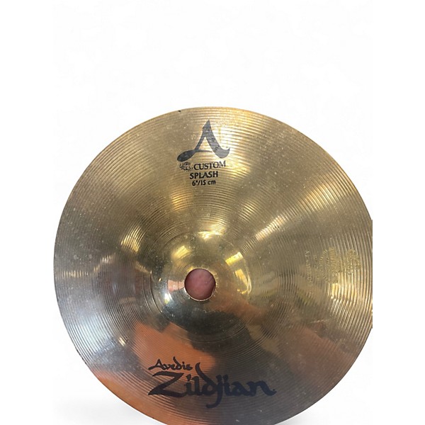 Used Zildjian 6in A Custom Splash Cymbal