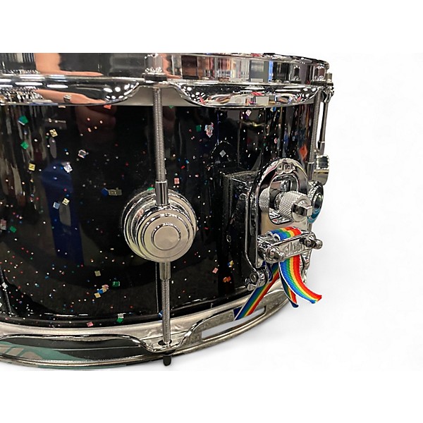 Used DW 6.5X14 Classic Series Snare Mardi Gras Sparkle Drum