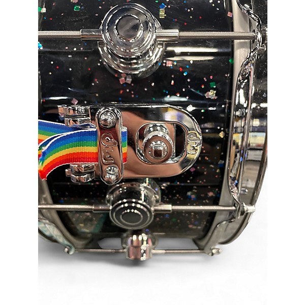 Used DW 6.5X14 Classic Series Snare Mardi Gras Sparkle Drum