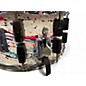 Used Tempus 6.5X14 Carbon Fiber Snare Paint Drip Drum